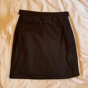 Black and White Pencil Skirt